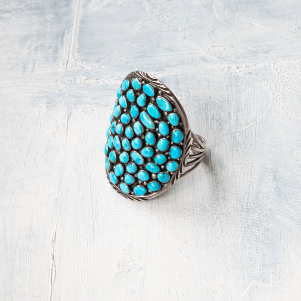 Turquoise Navajo Silver Bracelet
