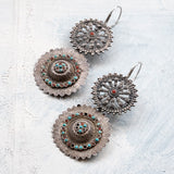 Ancient Afghan Silver Earrings